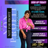 Business Start Up (NOT FOR PROFIT)