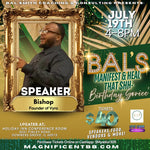 BALS MANIFEST & HEAL THAT SHHH BIRTHDAY SOIRÉE
