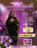 MINNESOTA….        WAITING TO EXHALE & BLOOMING INTO YOUR GREATNESS TOUR