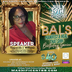 BALS MANIFEST & HEAL THAT SHHH BIRTHDAY SOIRÉE