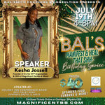BALS MANIFEST & HEAL THAT SHHH BIRTHDAY SOIRÉE