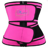 2 strap waist trainer pink neoprene