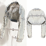 Alicia Studded Crop Jacket