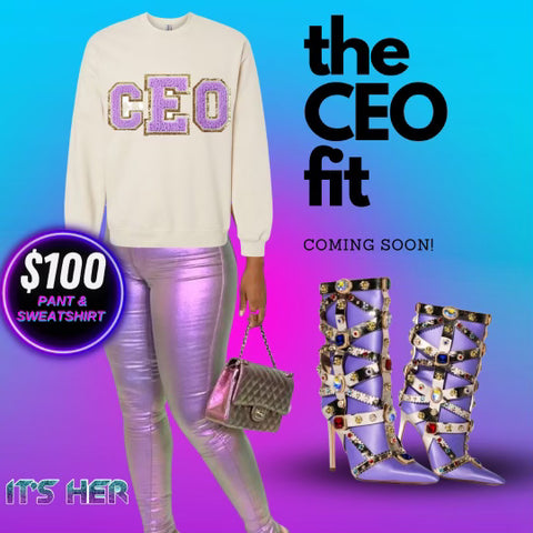 It’s her CEO sweatshirt